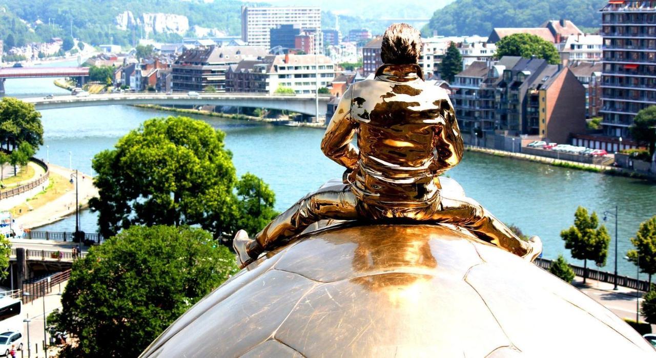 Arcadia - Peniche De Standing A Namur Avec Vue Sur La Citadelle Exterior foto